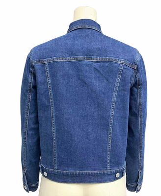 Χρόνια Χρόνια Dark Indigo Design Κλασικό Fit Denim μπλουζάκι κουμπί κάτω εμπρός κλείσιμο