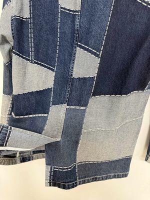 Τρέντυ Jacquard Elements Denim Blazer για μια τολμηρή και κομψή εμφάνιση