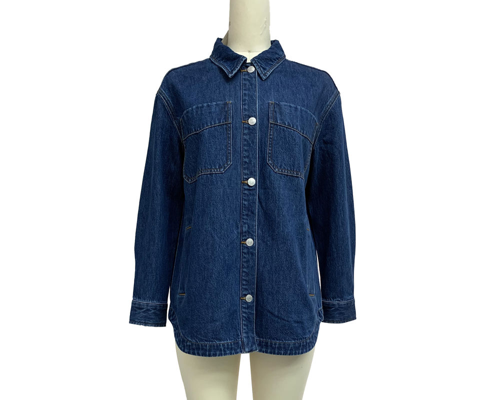 Υπερμεγέθη Jean Shirt Denim Overshirt Για ένα χαλαρό και άνετο στυλ